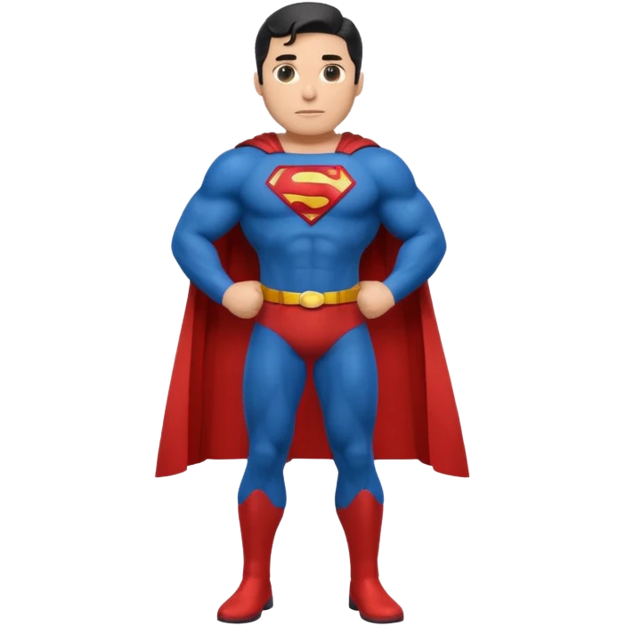 super man full body emoji