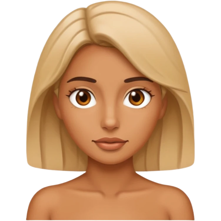 Naked woman pussu emoji