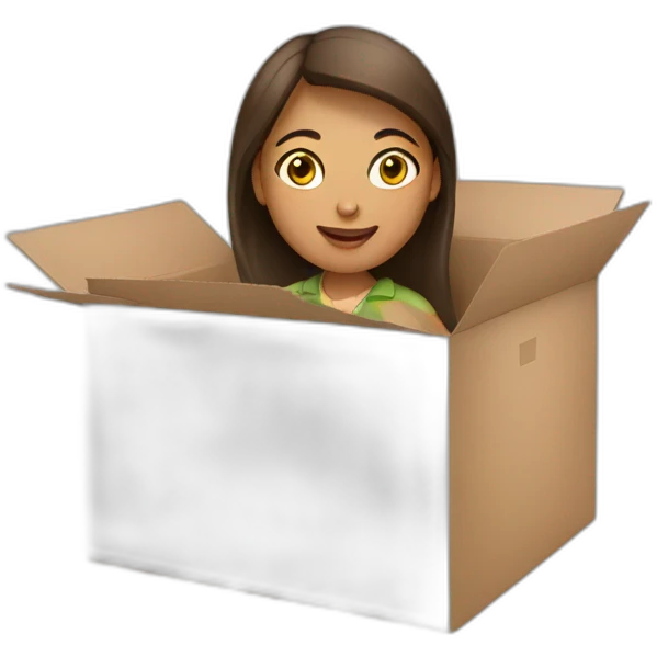 Women delivery box emoji