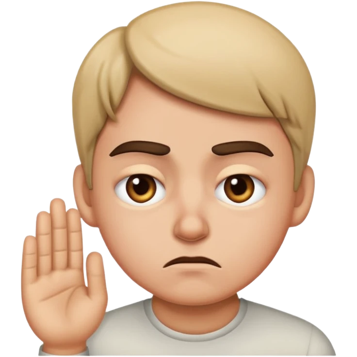 disgusted side eye emoji