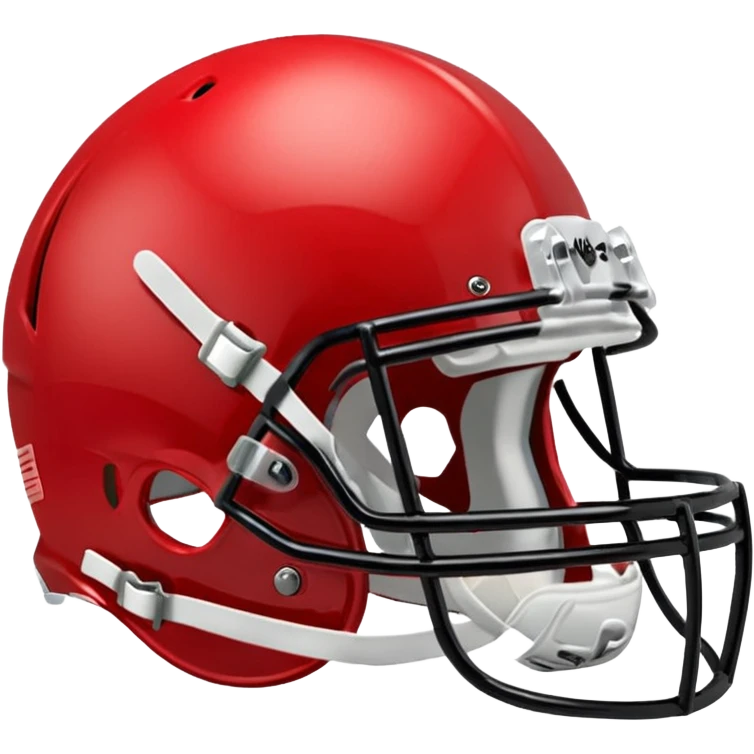 in a shade of red college football helmets emoji