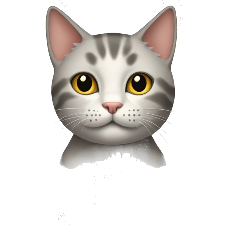 Cat purring emoji