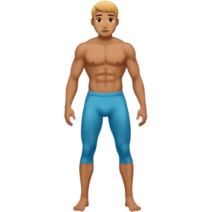 Stripping off the pants emoji