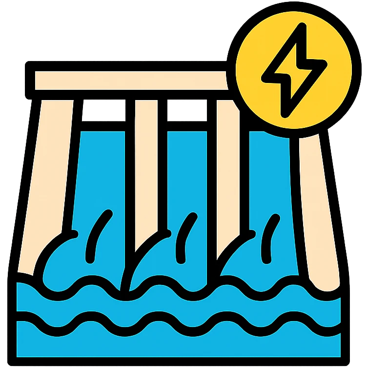Hydroelectricity emoji