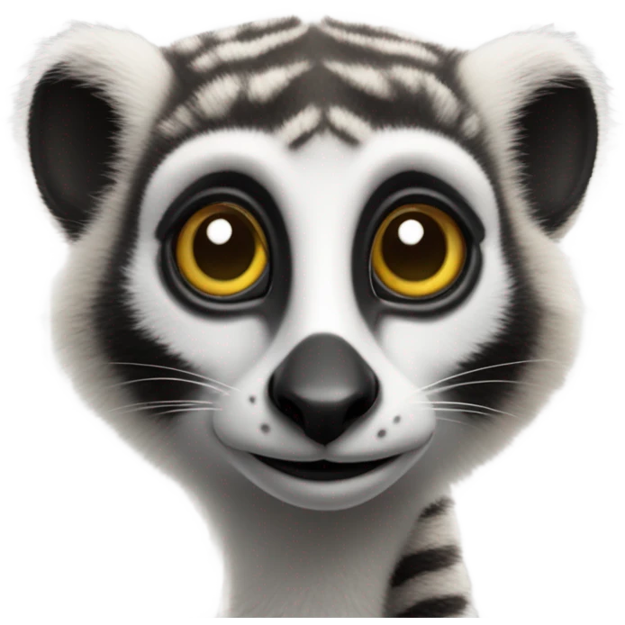 Fancy lemur emoji
