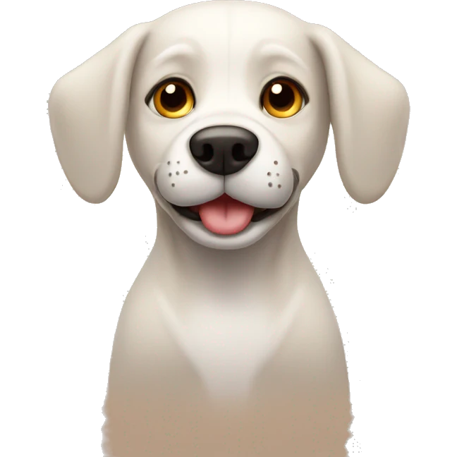 Dog saying Good morning  emoji