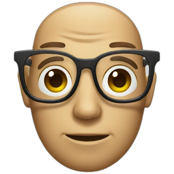 Android with glasses emoji