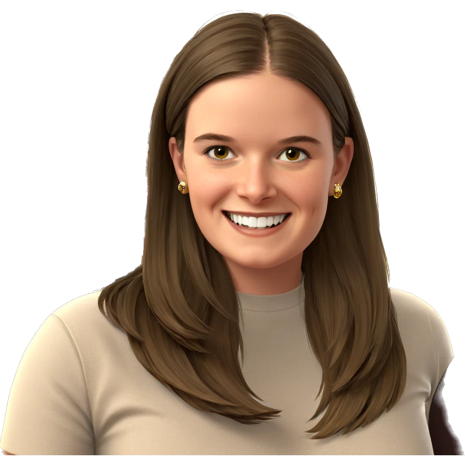 smiling girl with jewelry indoors emoji