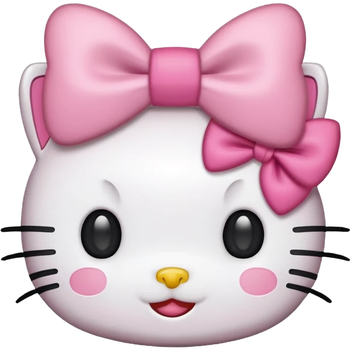 As un emoji de Hello Kitty emoji
