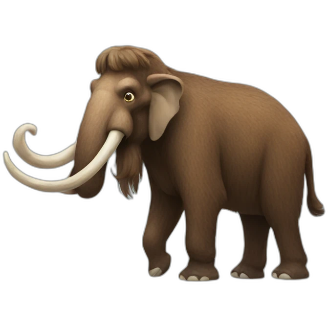 lovely mammoth emoji