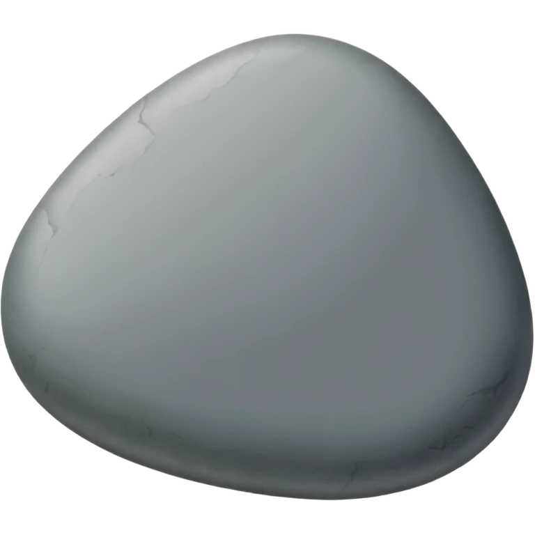 Smooth River Stone emoji