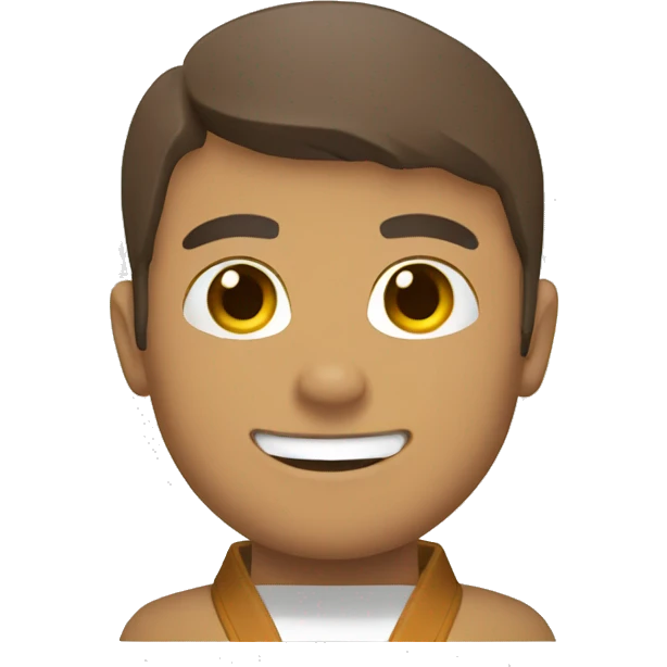 Judo brown belt  emoji