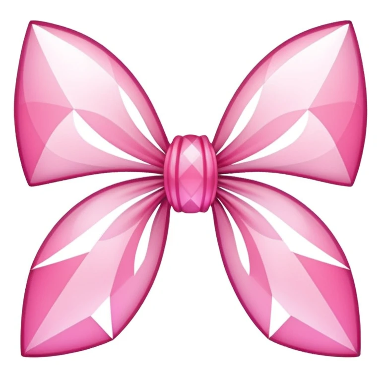 sakura bow with geometric shapes emoji