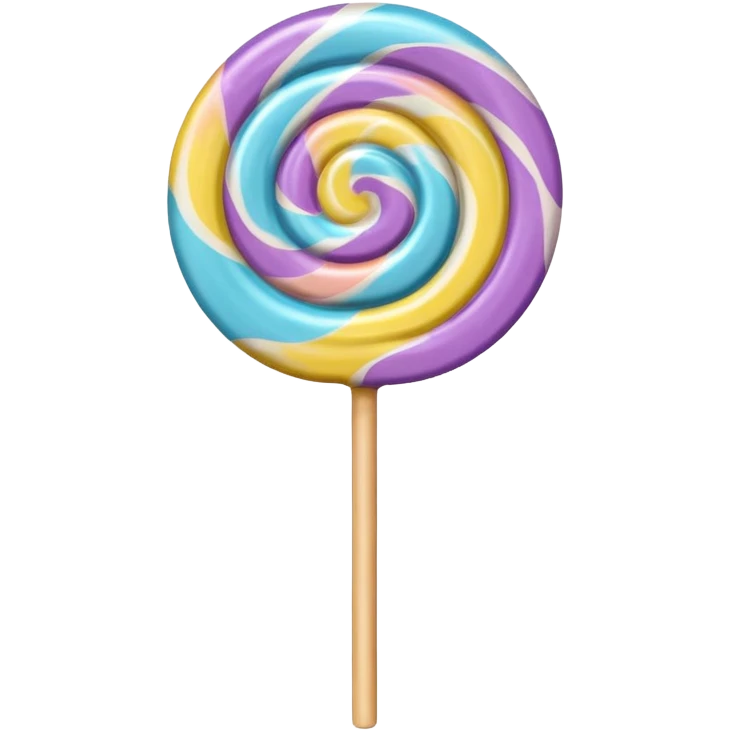 Giant Pastel lollipop emoji