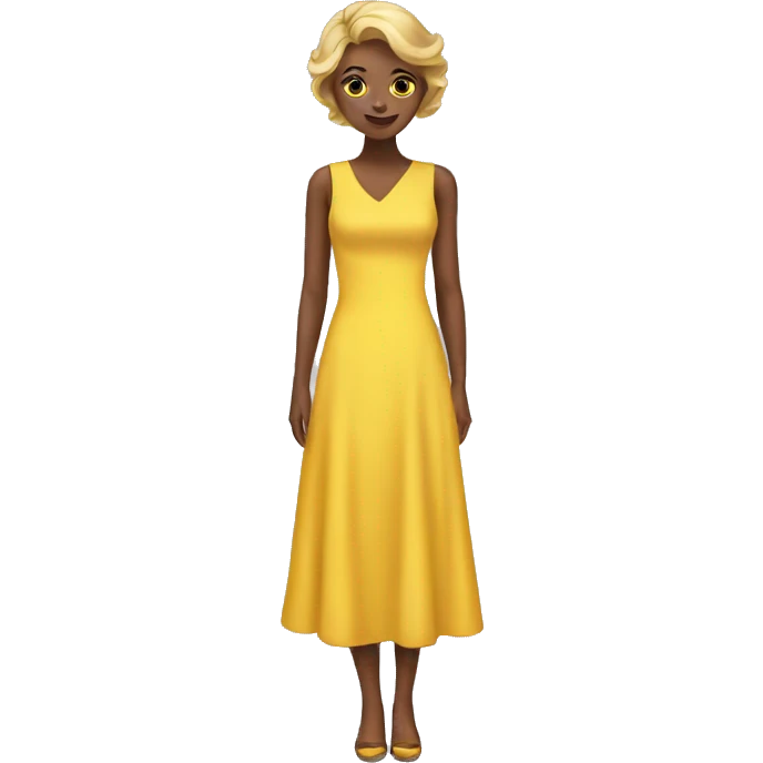 yellow dress emoji