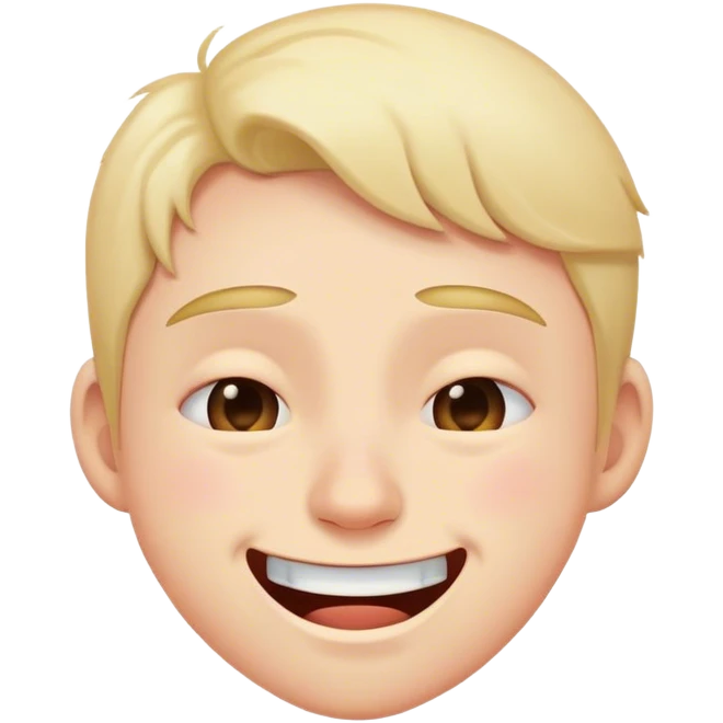 Sad but laughing  emoji