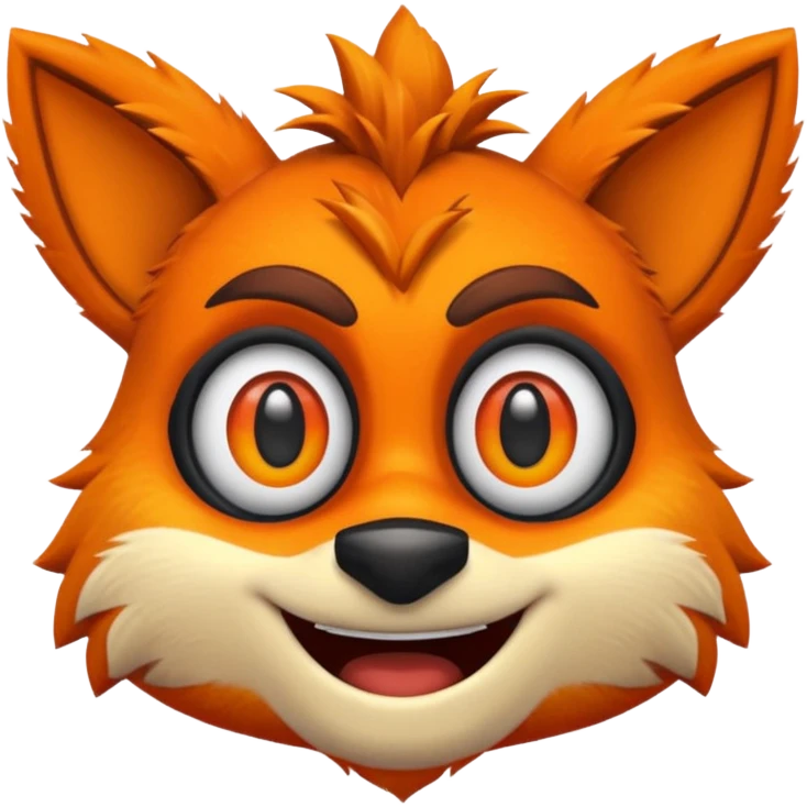 Crash Bandicoot character emoji style emoji