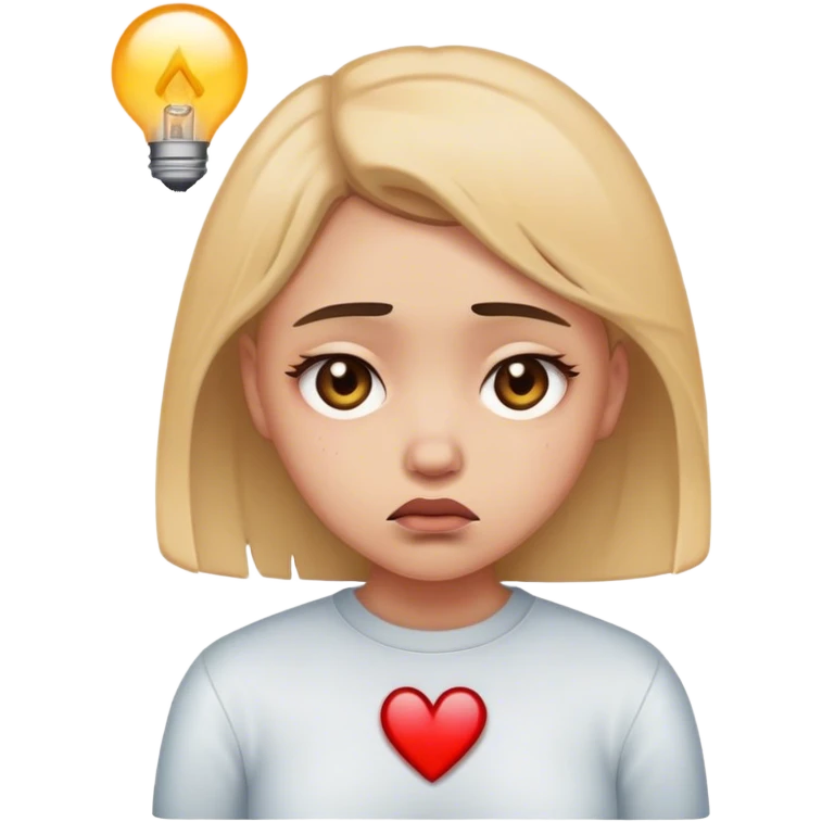 a girl heartbroken emoji