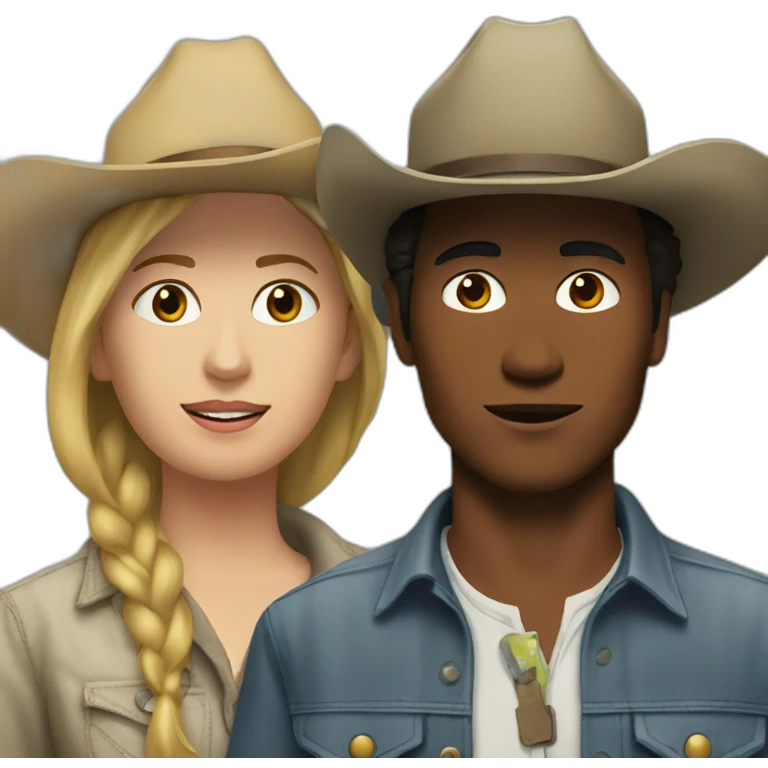 Brokeback mountain with 2 women emoji