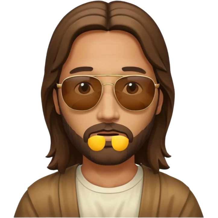 jesus wearing sunglasses emoji