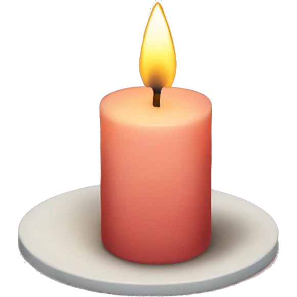 Cozy candle emoji