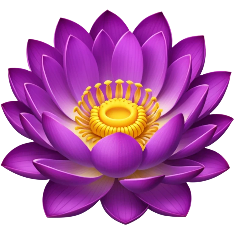 Purple lotus emoji