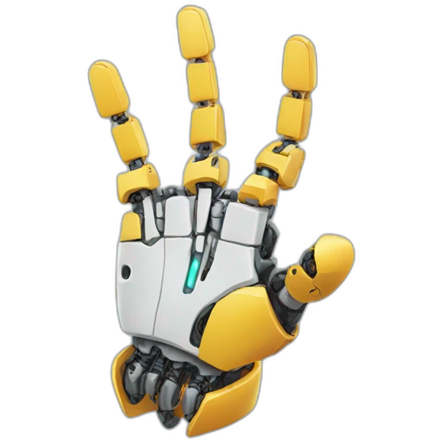 robotic hand emoji