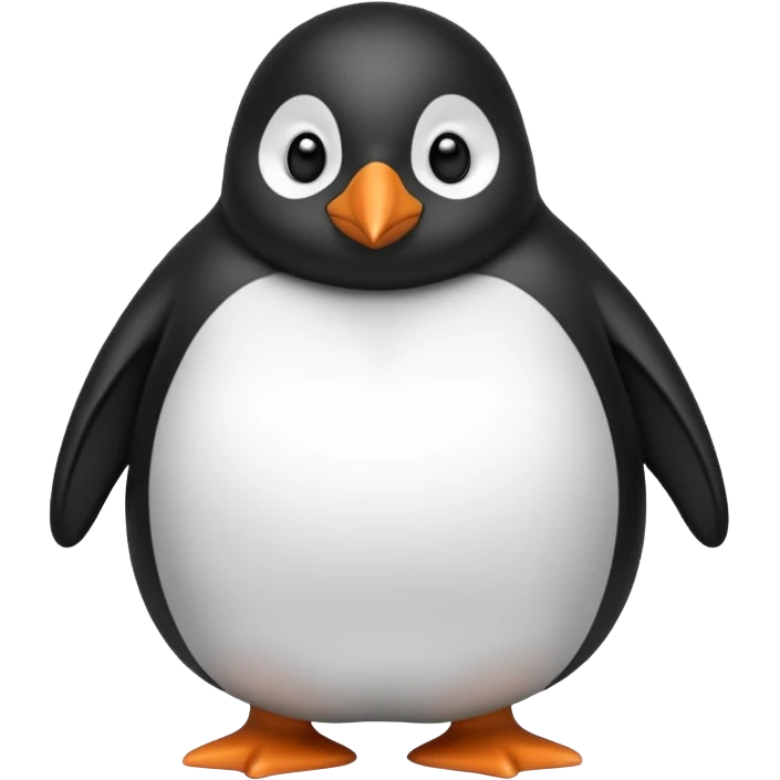 Fat penguin emoji