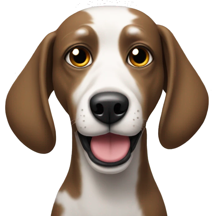 weird dog emoji