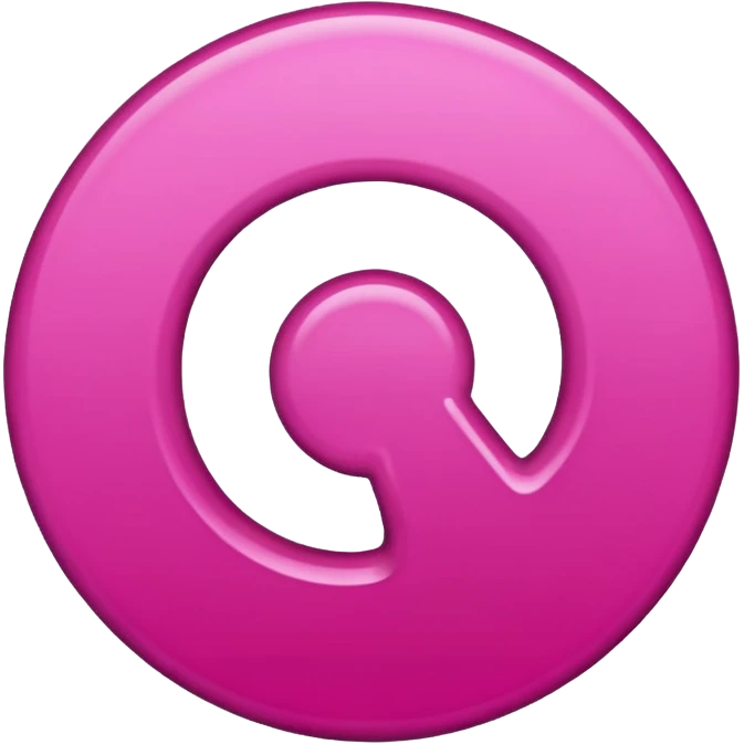 pink at symbol emoji