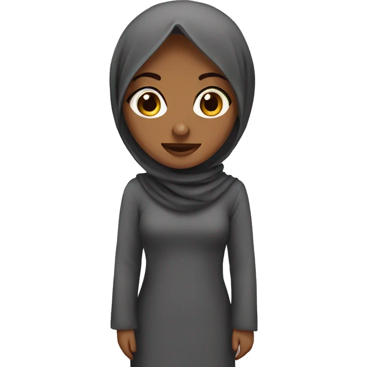 Cute hidjab girl  emoji