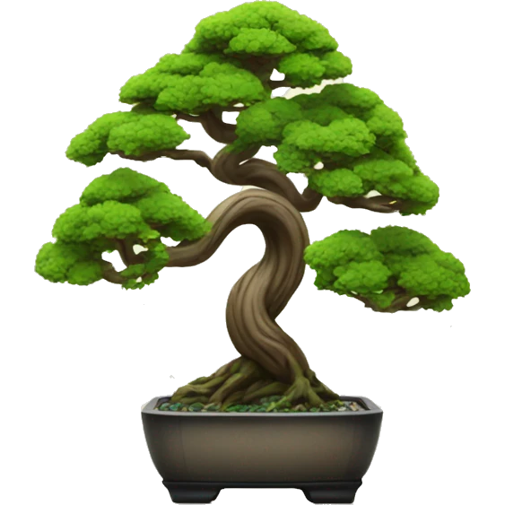 bonsai in glass emoji