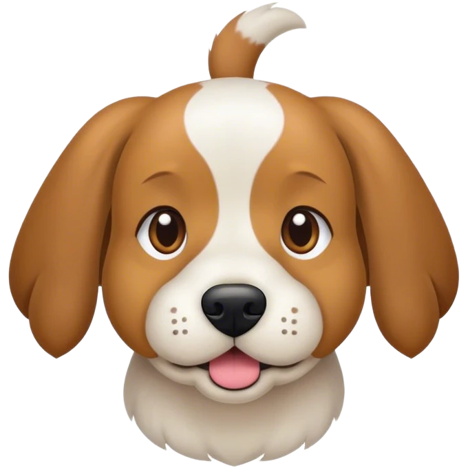 Bobtail dog emoji