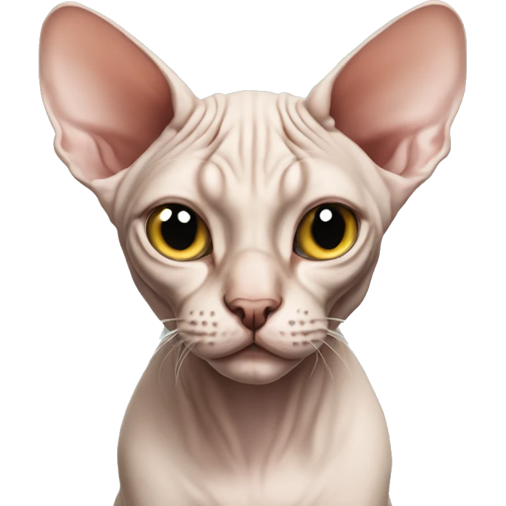 Sphynx cat emoji