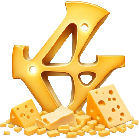 Ethereal vitamin K2 symbol and a glowing bone surrounded by translucent, shimmering pieces of cheese floating in a magical arrangement. Golden rays connect the cheese to the K2 symbol and then to the glowing bone, showing the pathway of nutrients. emoji
