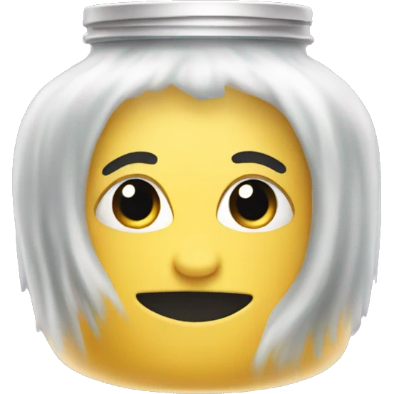 hair mask jar emoji
