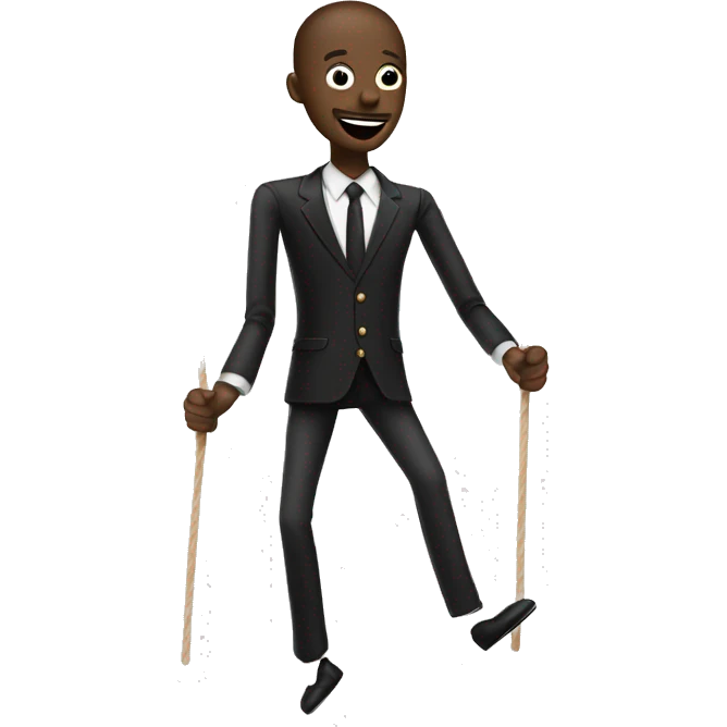 Marionette stick figure emoji