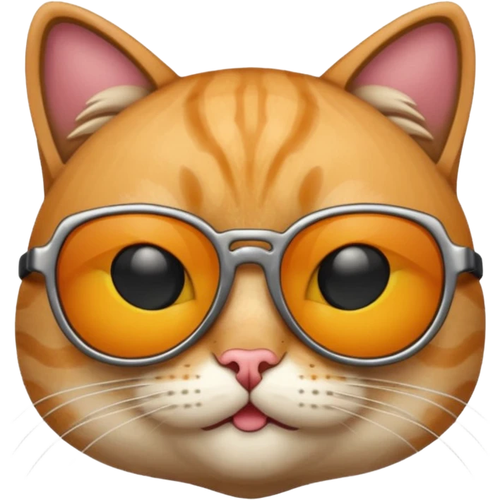 Cat wearing sunglasses emoji