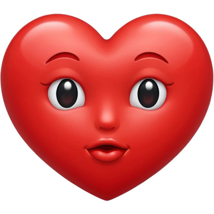 Kissy heart emoji