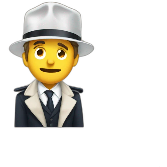 a guy slap Emmanuel Macron emoji