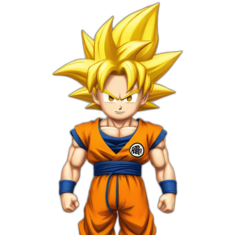 goku super saiyan talking emoji