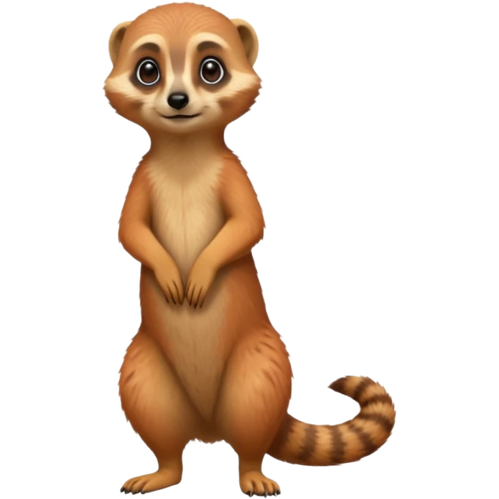 a red meerkat emoji