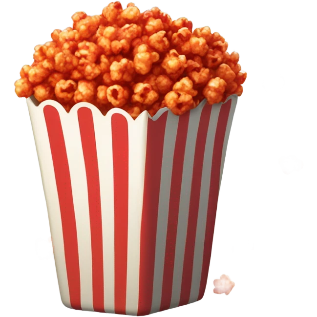 red popcorn emoji