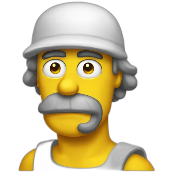 Homer black emoji