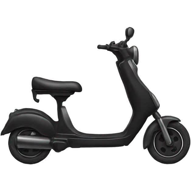 black Stunt scooter emoji