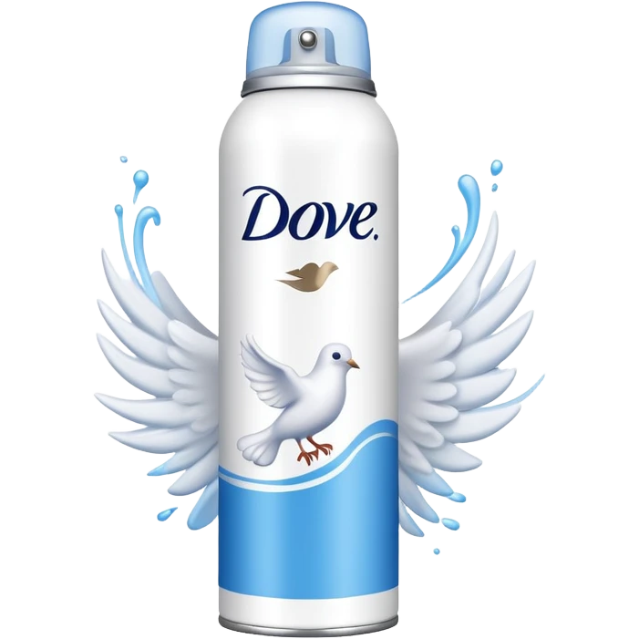 Dove hair spray emoji