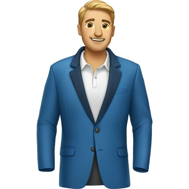 blue jacket emoji