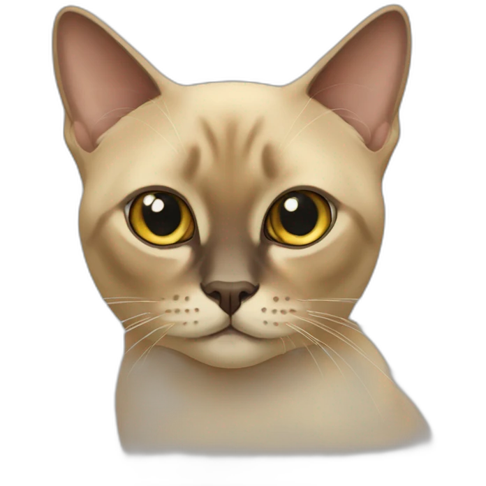 burmese cat emoji