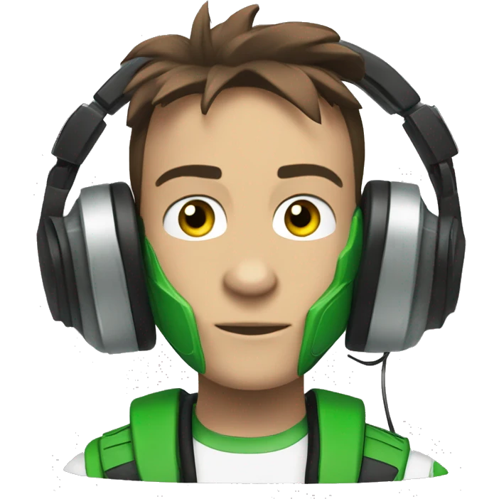 ben 10 in headset  emoji