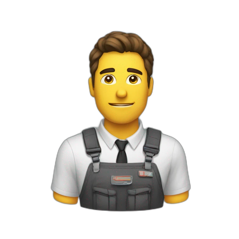 un mec qui procrastine emoji